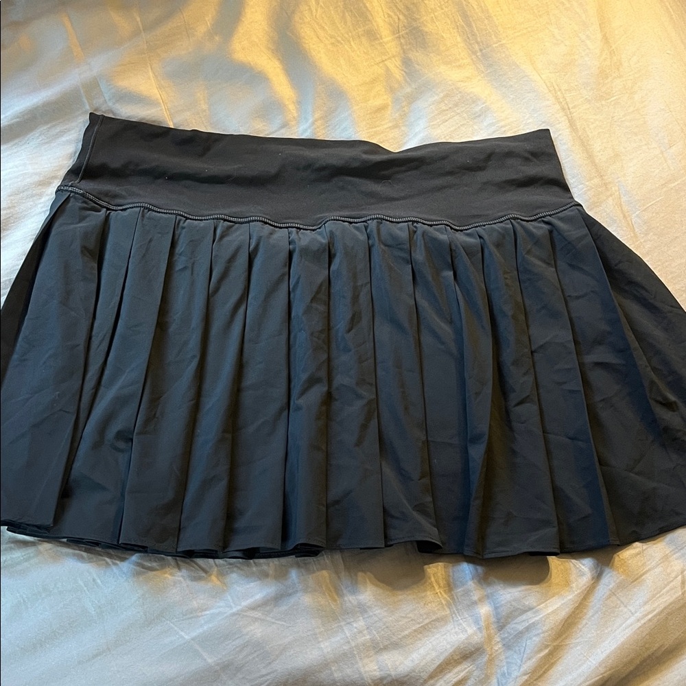 Aerie Black Circle Skater Skirt